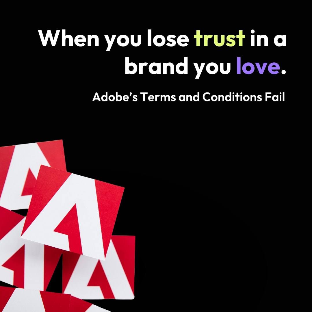 Adobe terms and conditions