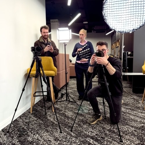 Cyber Made Human Behind the Scenes